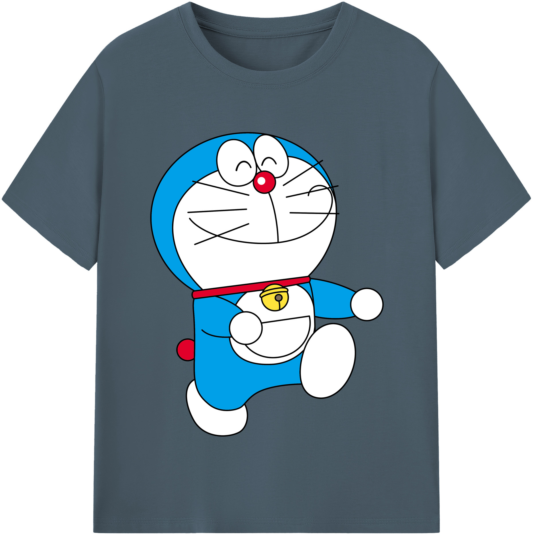 （画像用） ドラえもん Doraemon 綿100％半袖Tシャツ（フロントプリント）
